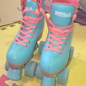 Impala Roller Skates and protective gear